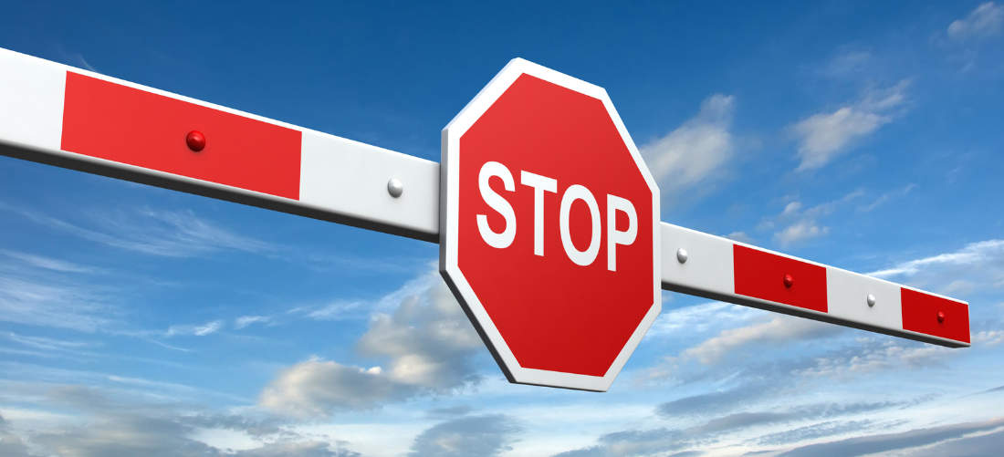 A stop sign 