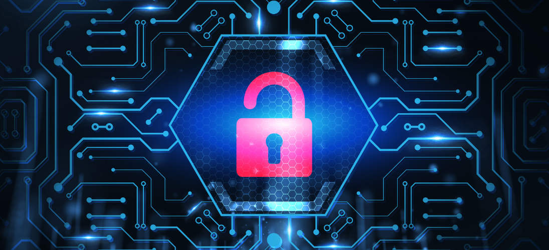 A digital image of a lock 